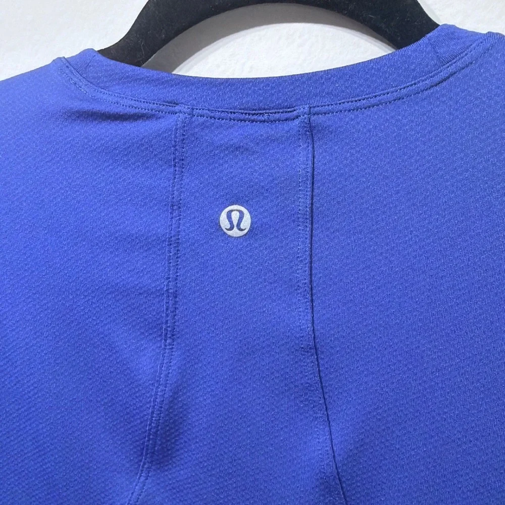 Lululemon Abrasion-Resistant Training Long-Sleeve Shirt Wild‎ Indigo W3FP3S Blue